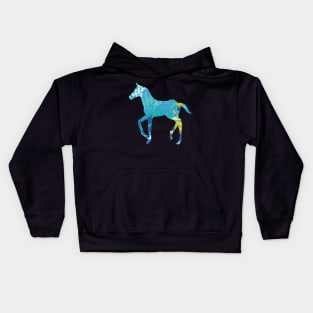 Cool horse horses colorful animal TShirt Kids Hoodie